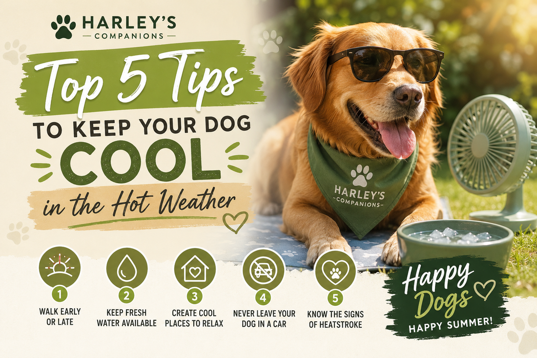 Top 5 Tips to Keep Your Dog Cool During Hot Weather