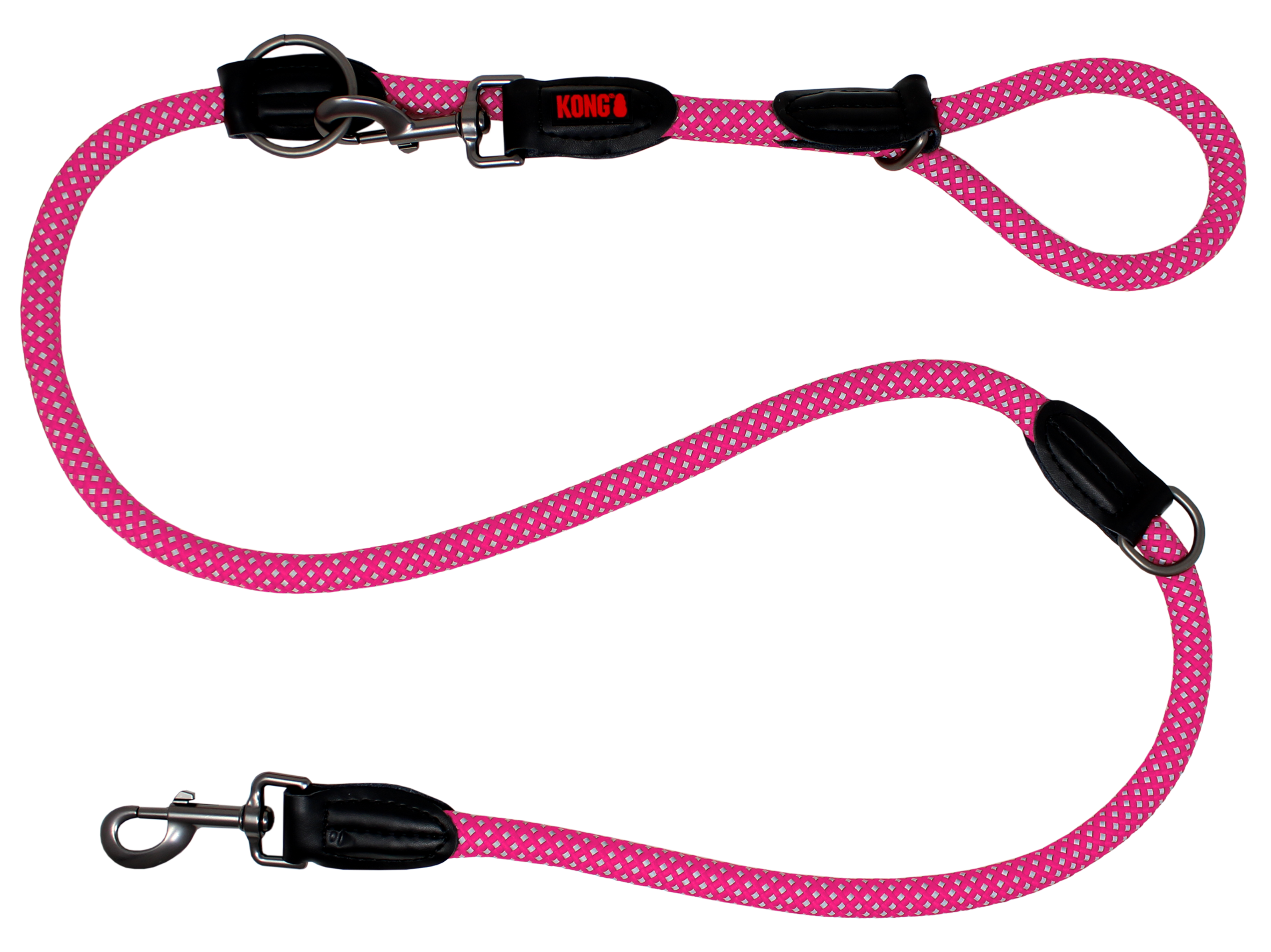KONG Rope Adjustable Durable Dog Leash - Medium Blue