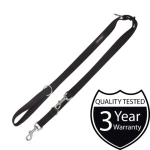 Ami Play 6-in-1 Cotton Pet Leash Small 1.5cm - Black