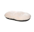 Gor Pets Nordic Oval Soft Fleece Machine Washable Dog Cushion - 36" Brown