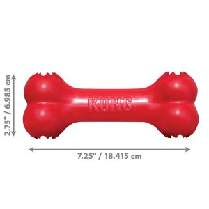 KONG Goodie Bone Treat Dispensing Dog Toy - Medium Red (18cm)