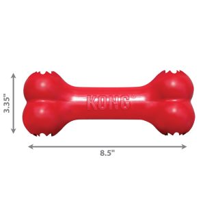 KONG Goodie Bone Treat Dispensing Dog Toy - Large Red (21.5cm)