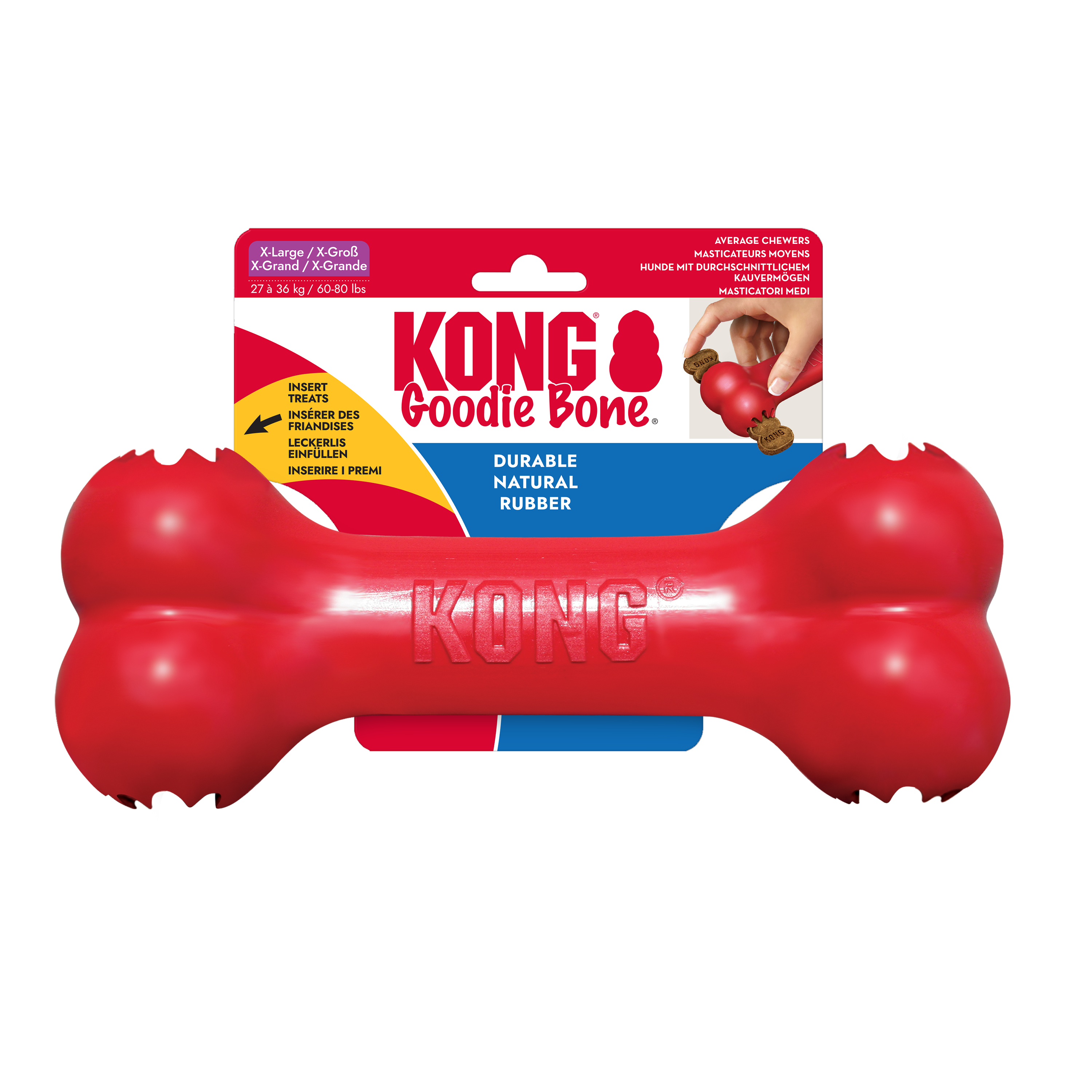 KONG Goodie Bone Treat Dispensing Dog Toy - X-Large