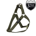 Ami Play Cotton Adjustable Durable Dog Harness - Large Green (2.5cm)
