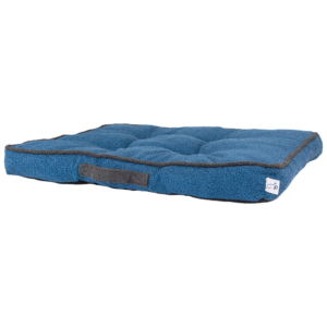 Gor Pets Teddy Soft Fleece Thermal Non-Slip Dog Lounger - Medium Blue