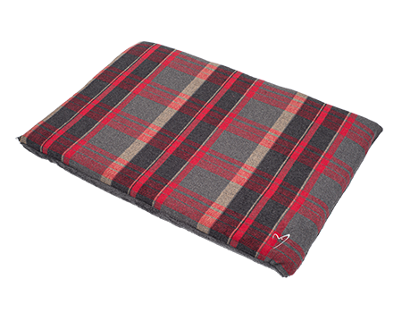 Gor Pets Camden Washable Comfy Pet Mat - Medium Grey Check