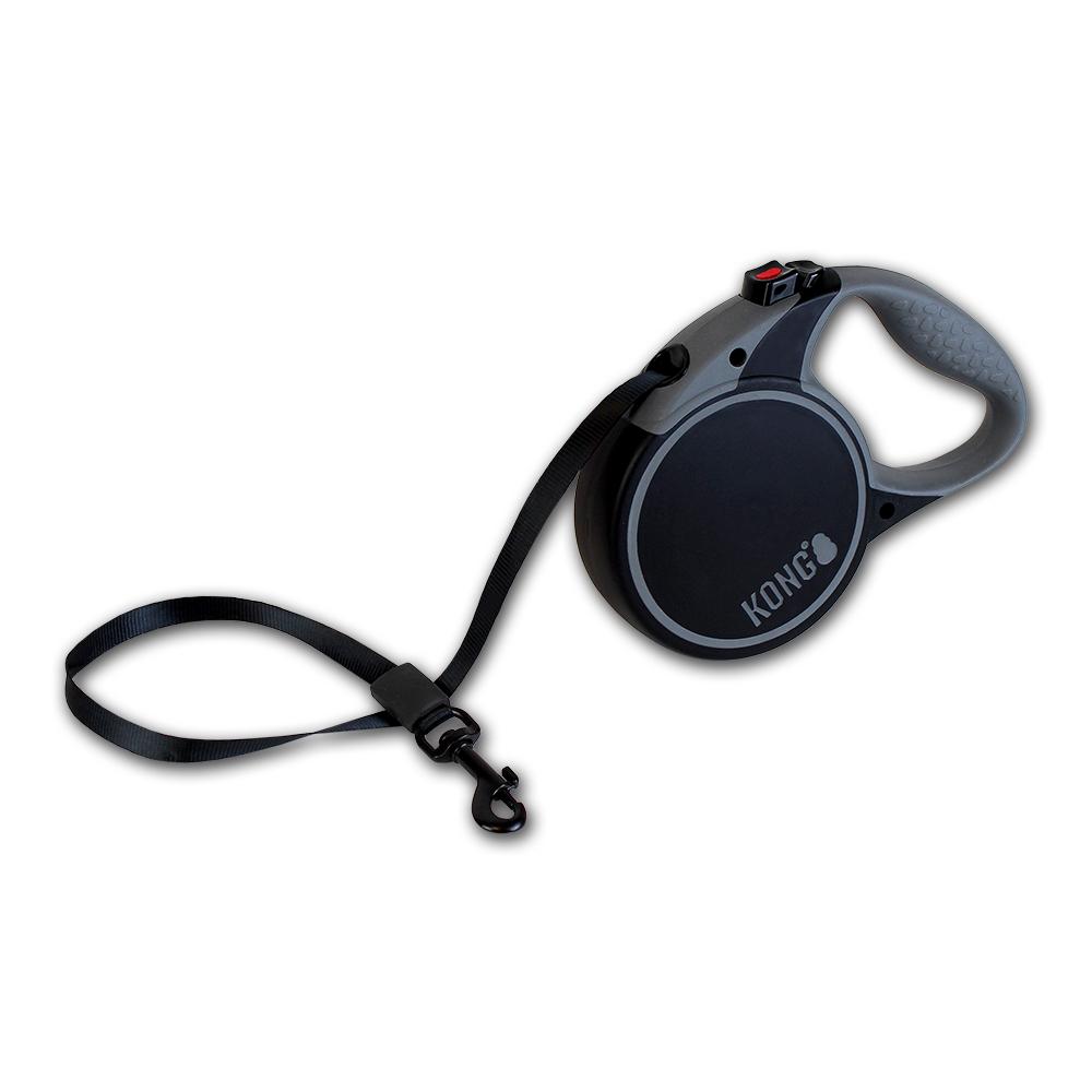KONG Retractable Terrain Durable Dog Leash - X-Small Red