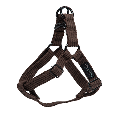 Gor Pets Cotton Dog Harness - Small 1.5cm Brown