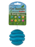 Gor Pets Sustain Shark Ball Eco-Friendly Dog Toy Large 10.5cm - Blue