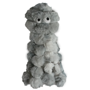 Gor Pets Reef Bobble Baby Octopus Plush Pet Toy 25cm - Grey