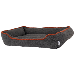 Gor Pets Teddy Soft Fleece Thermal Machine Washable Dog Bed - X-Large Grey
