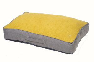 Gor Pets Camden Washable Bolster Pet Bed - Medium Mustard