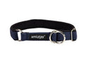 Ami Play Cotton Half Choke Adjustable Dog Collar - Small Navy (1.5cm)