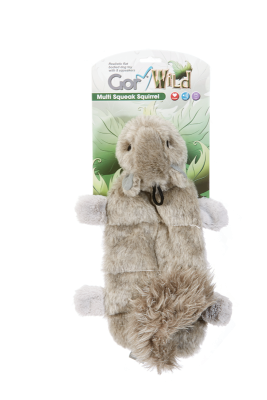 Gor Pets Wild Multi-Squeak Rabbit Plush Pet Toy 30cm