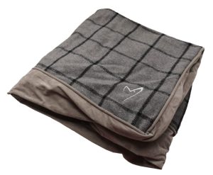 Gor Pets Camden Replacement Sleeper Bed Cover - Large Grey Check
