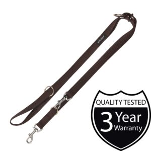 Ami Play 6-in-1 Cotton Pet Leash Small 1.5cm - Brown