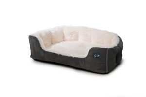 Gor Pets Nordic Snuggle Soft Fleece Machine Washable Dog Bed - 24" Grey