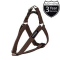 Ami Play Cotton Adjustable Durable Dog Harness - Large Brown (2.5cm)