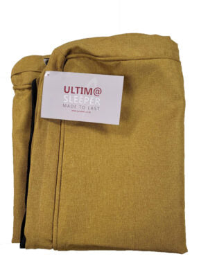 Gor Pets Ultima Memory Foam Replacement Dog Sleeper Cover - Medium Mustard (56x81x10cm)
