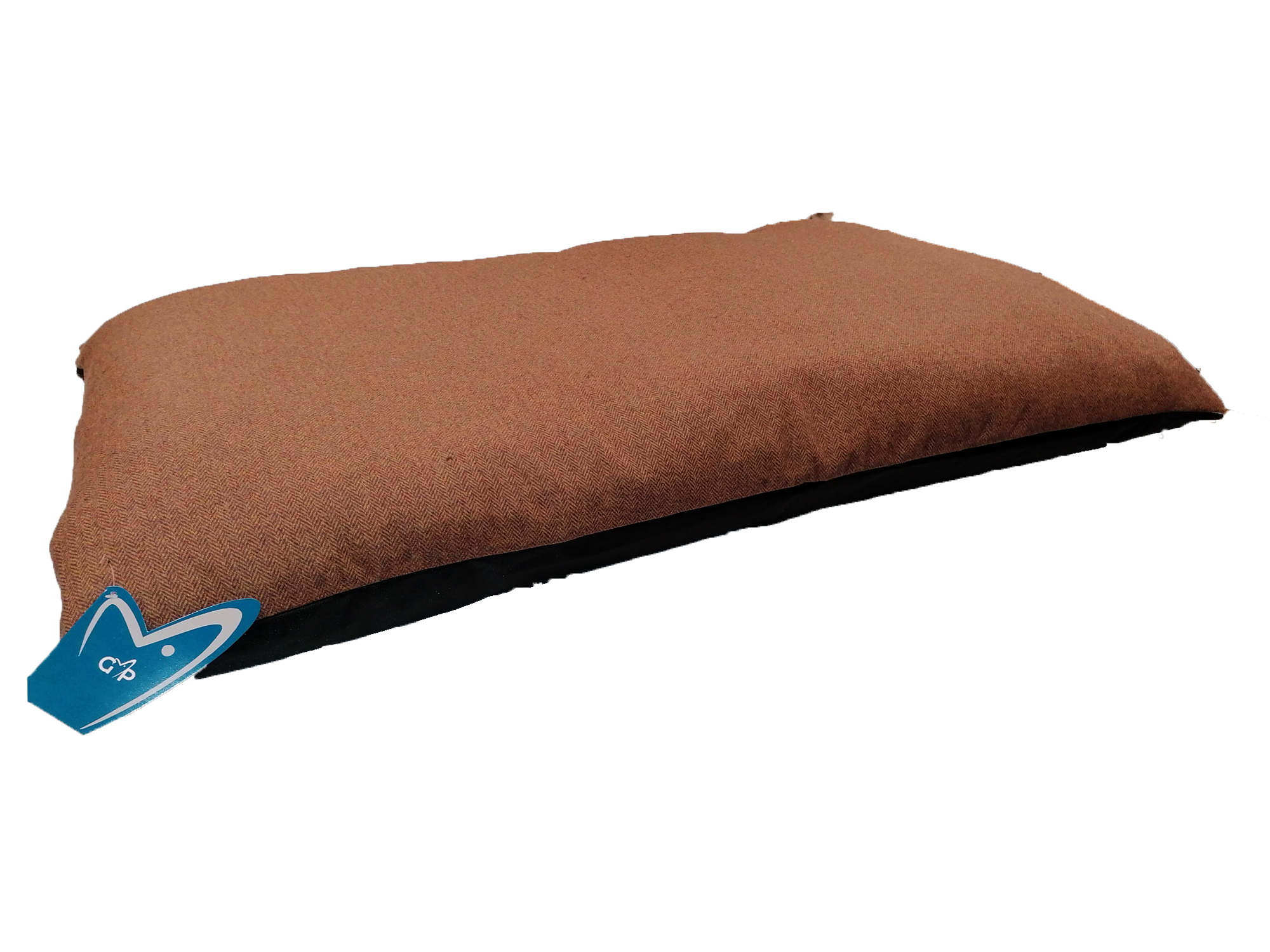Gor Pets Tweed Comfy Orthopaedic Machine Washable Dog Cushion - Medium Brown