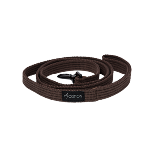 Gor Pets Cotton Dog Leash 140cm - Large 2.5cm Brown
