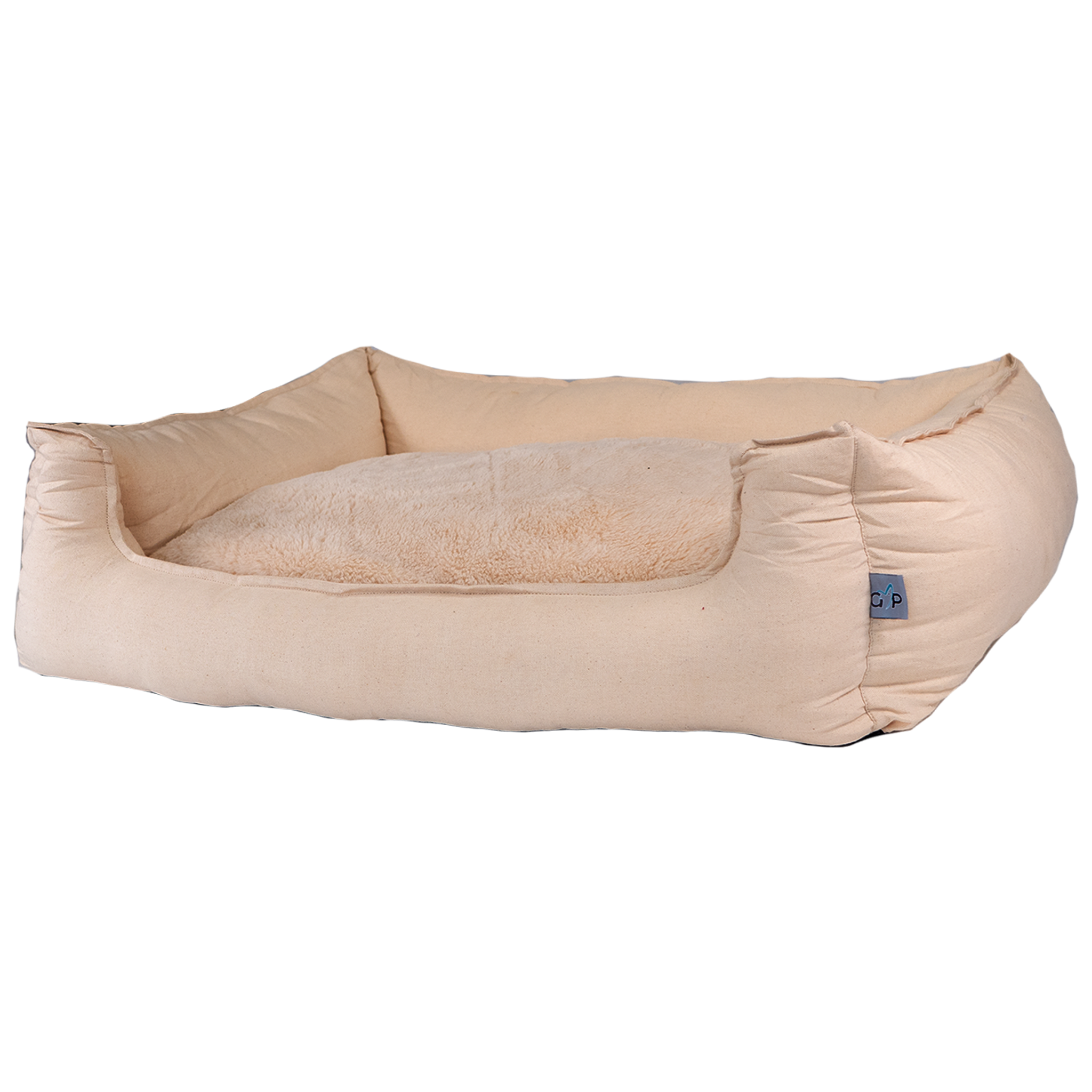 Gor Pets Slumber Cotton Orthopaedic Machine Washable Dog Bed - Large Beige
