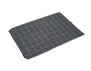 Gor Pets Premium Comfy Orthopaedic Non-Slip Dog Mat - Large Grey Check (76x122x5cm)