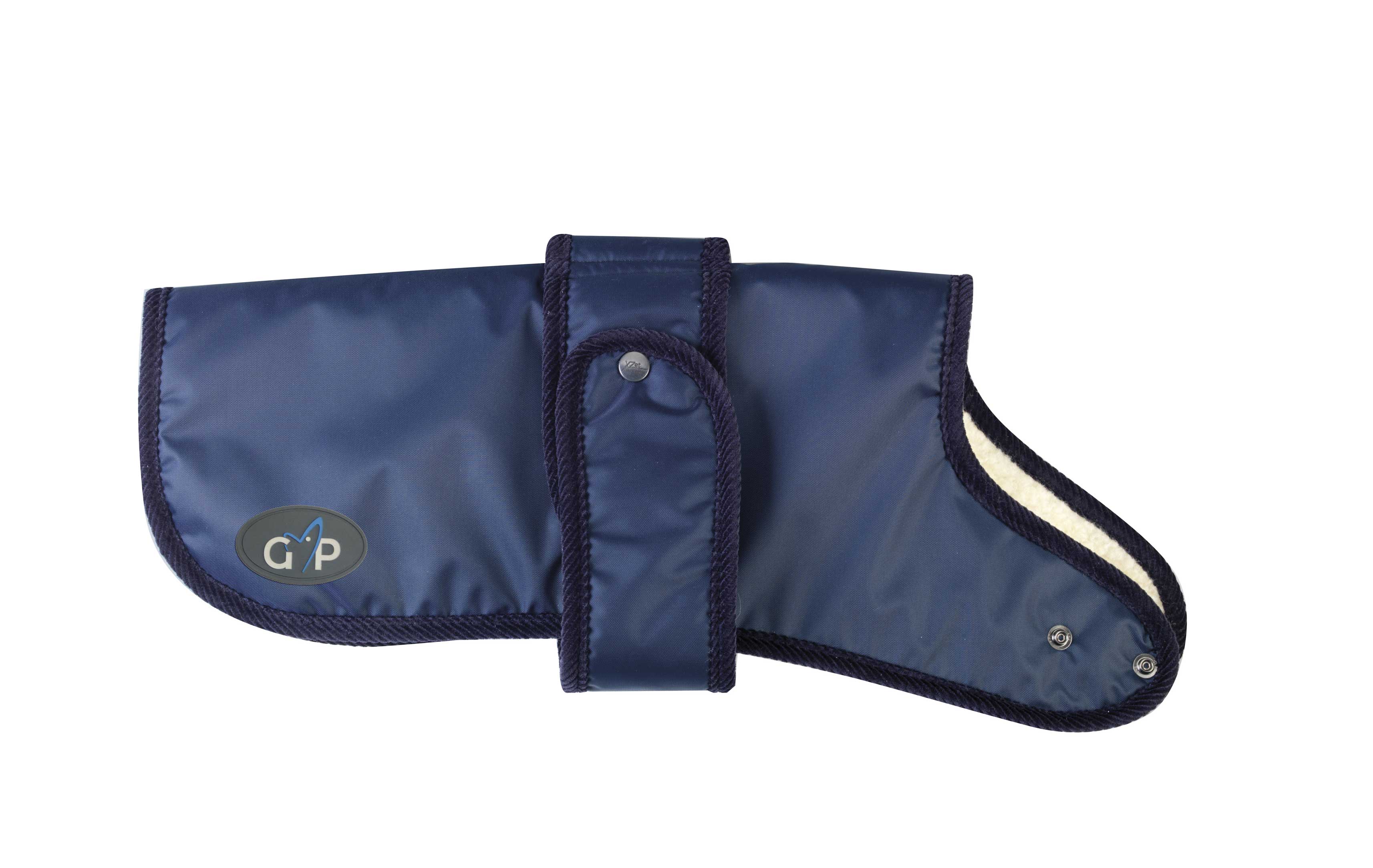 Gor Pets Waterproof Fleece Lined Adjustable Dog Jacket - 28" Navy
