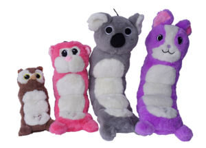 Gor Pets Hugs Mommy Tums Plush Pet Toy 43cm - Lilac/Grey/Pink/Brown