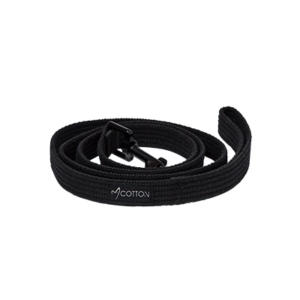 Gor Pets Cotton Dog Leash 140cm - Large 2.5cm Black
