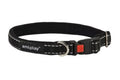 Ami Play Reflective Adjustable Durable Dog Collar - Small Black (1cm)