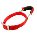 Patento Basic Adjustable Reflective Dog Collar with Integrated Leash - Large Red (49-59cm)