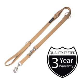 Ami Play 6-in-1 Cotton Pet Leash Medium 2cm - Beige