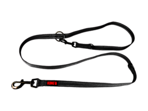 KONG Adjustable Dog Leash Medium - Black