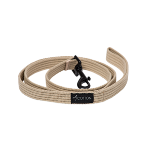 Gor Pets Cotton Dog Leash 140cm - Large 2.5cm Beige