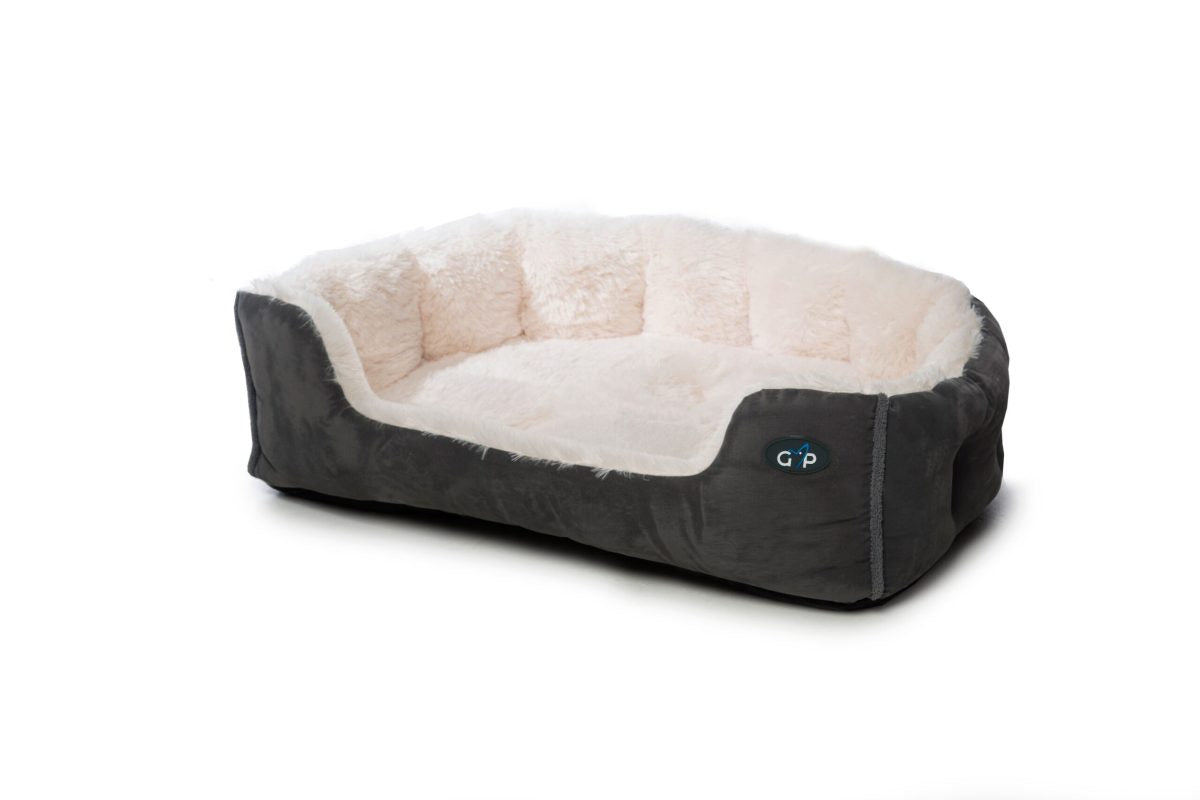 Gor Pets Nordic Snuggle Soft Fleece Machine Washable Dog Bed - 24" Grey