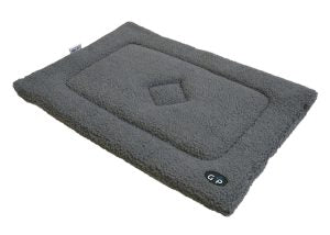 Gor Pets Soft Washable Dog Crate Mat - Small Grey (46x61cm)