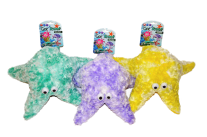Gor Pets Reef Baby Starfish Plush Pet Toy 25cm - Purple/Green/Yellow