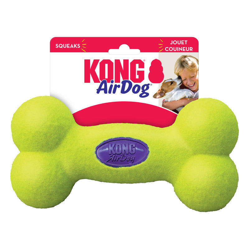 KONG Air Squeaker Bone Squeaky Dog Toy Medium 15cm