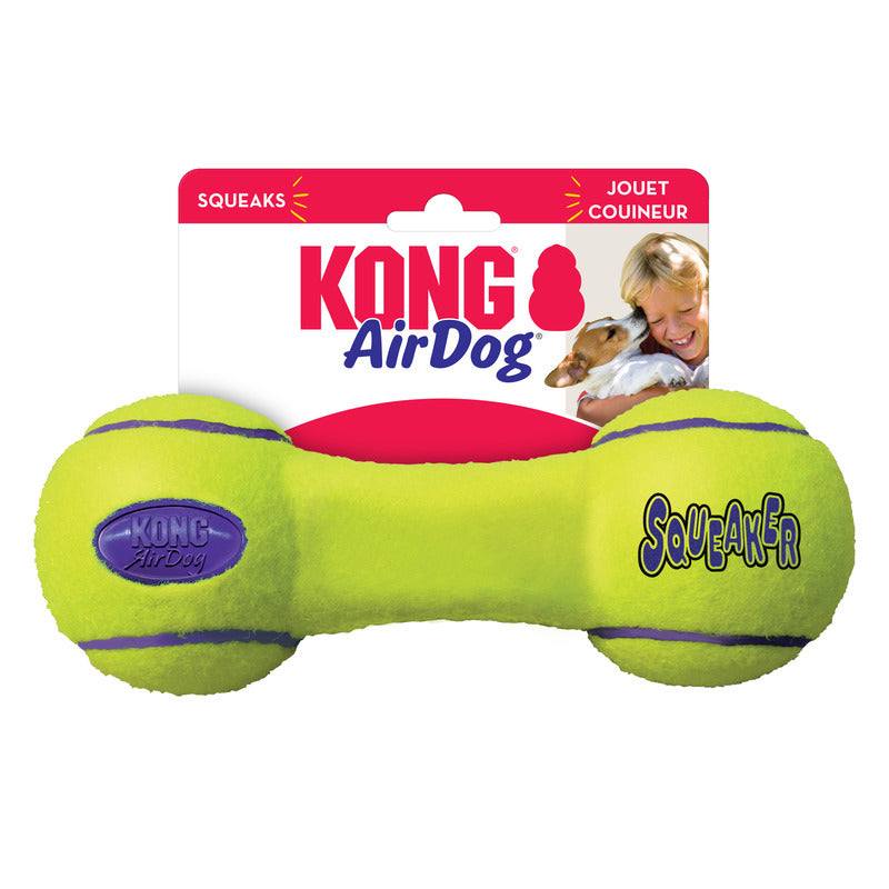 KONG Air Squeaker Dumbbell Squeaky Dog Toy Small 13cm