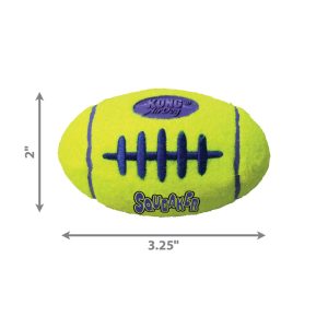 KONG Air Squeaker Football Squeaky Dog Toy Small 8.5cm