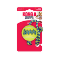 KONG Air Squeaker Tennis Ball with Rope Squeaky Dog Toy Medium