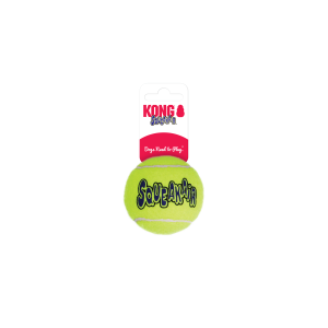KONG Air Squeaker Tennis Ball Squeaky Dog Toy Medium 6.5cm
