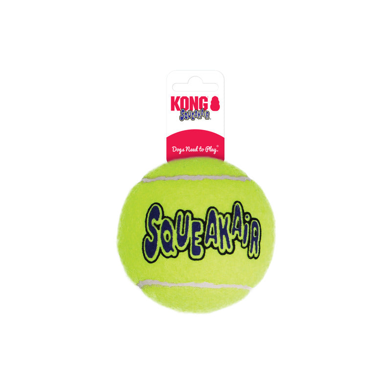 KONG Air Squeaker Tennis Ball Squeaky Dog Toy Large 8cm