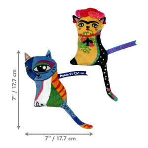 KONG Artz Kahlo/Picasso Squeaky Dog Toy 2-Pack