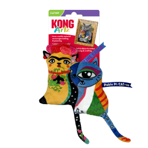 KONG Artz Kahlo/Picasso Squeaky Dog Toy 2-Pack