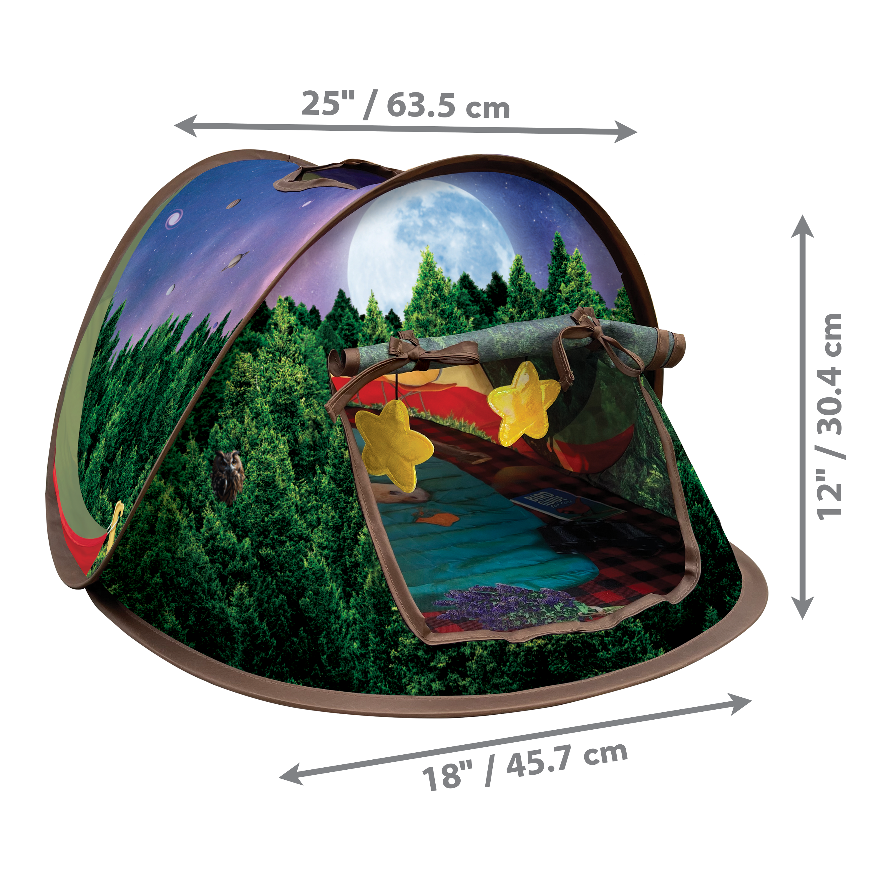 KONG Play Spaces Glamping Tent Interactive Cat Hideaway