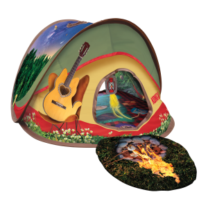 KONG Play Spaces Glamping Tent Interactive Cat Hideaway