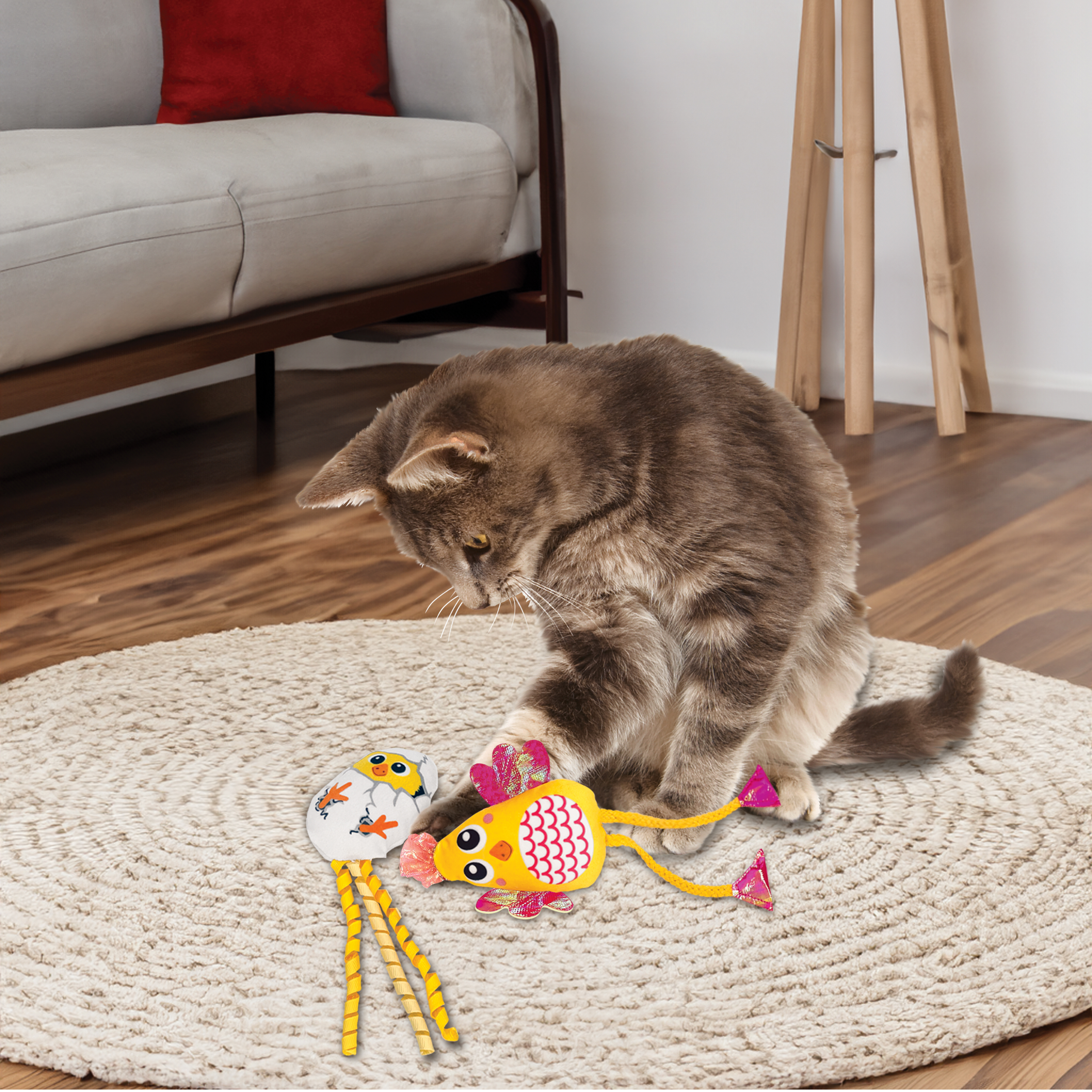 KONG Scrattles Chicken 2-pk
