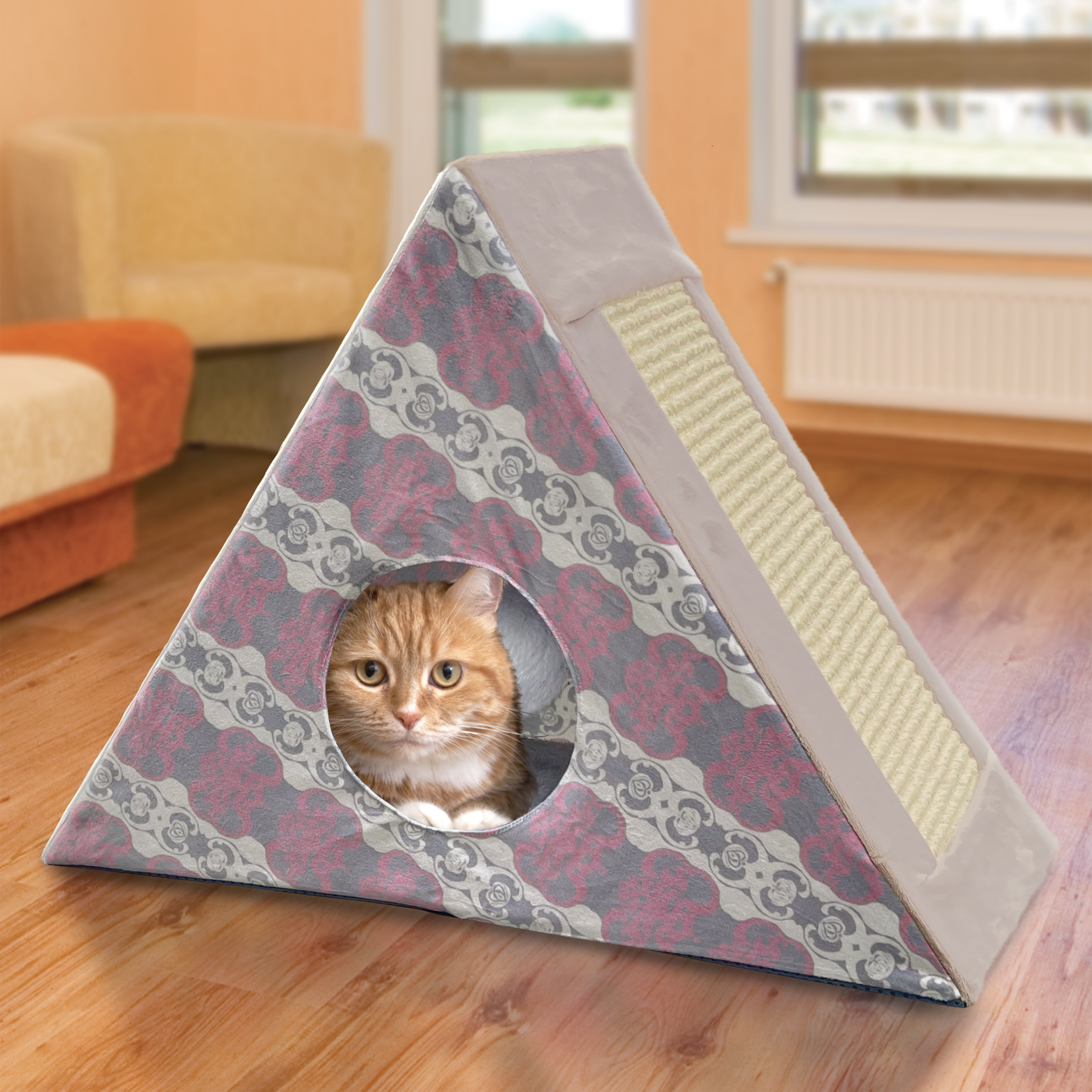 KONG Play Spaces Zen Den Interactive Cat Hideaway